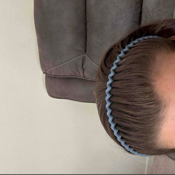 9pc Solid Wave-Shape Hair Claw Hairband - Picture 7 of 12